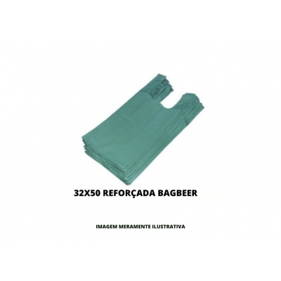 SACOLA PLASTICA - REFORCADA - 32X50
